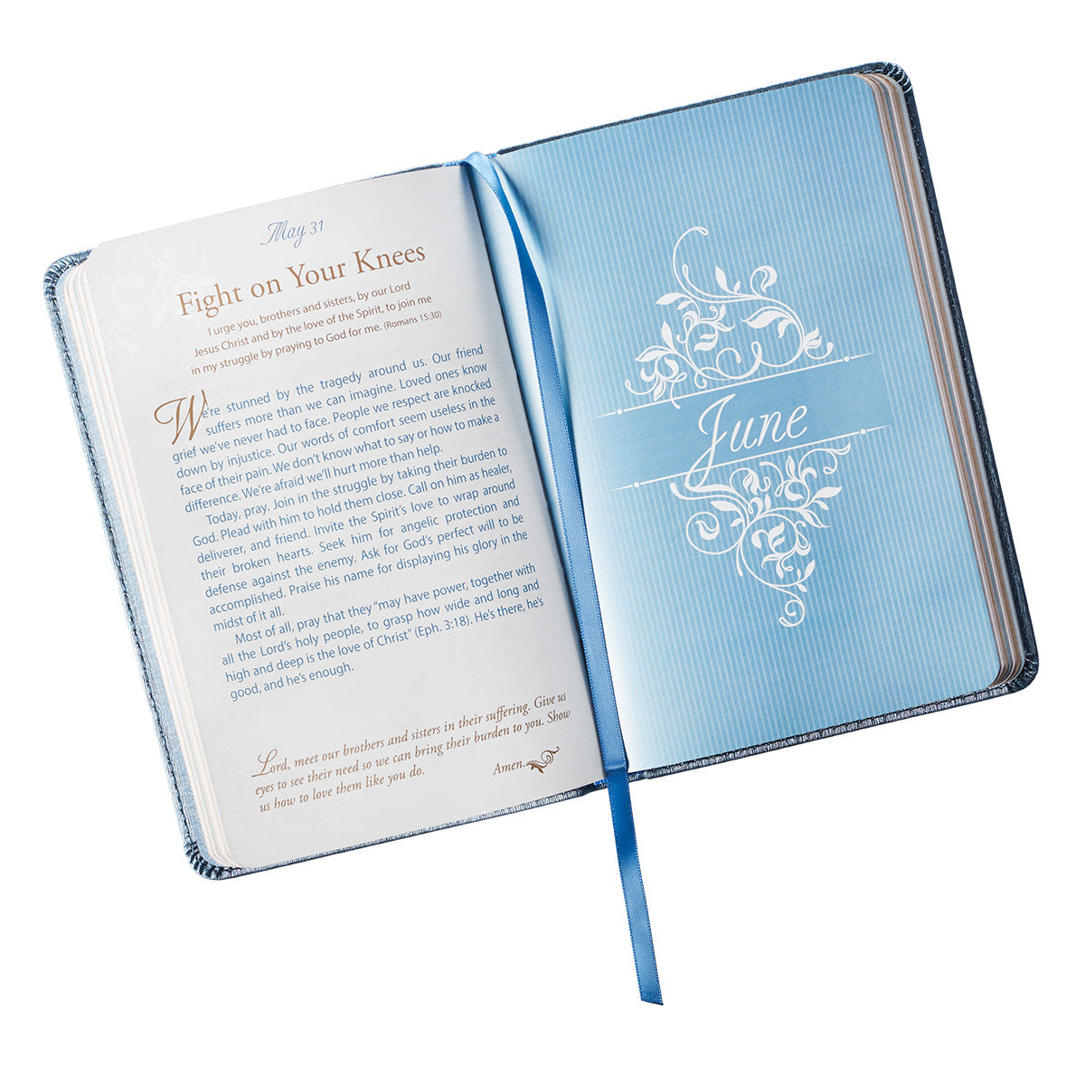 Mr. & Mrs. 366 Devotions for Couples Blue Faux Leather Devotional By Rob & Joanna Teigen General Gift Book