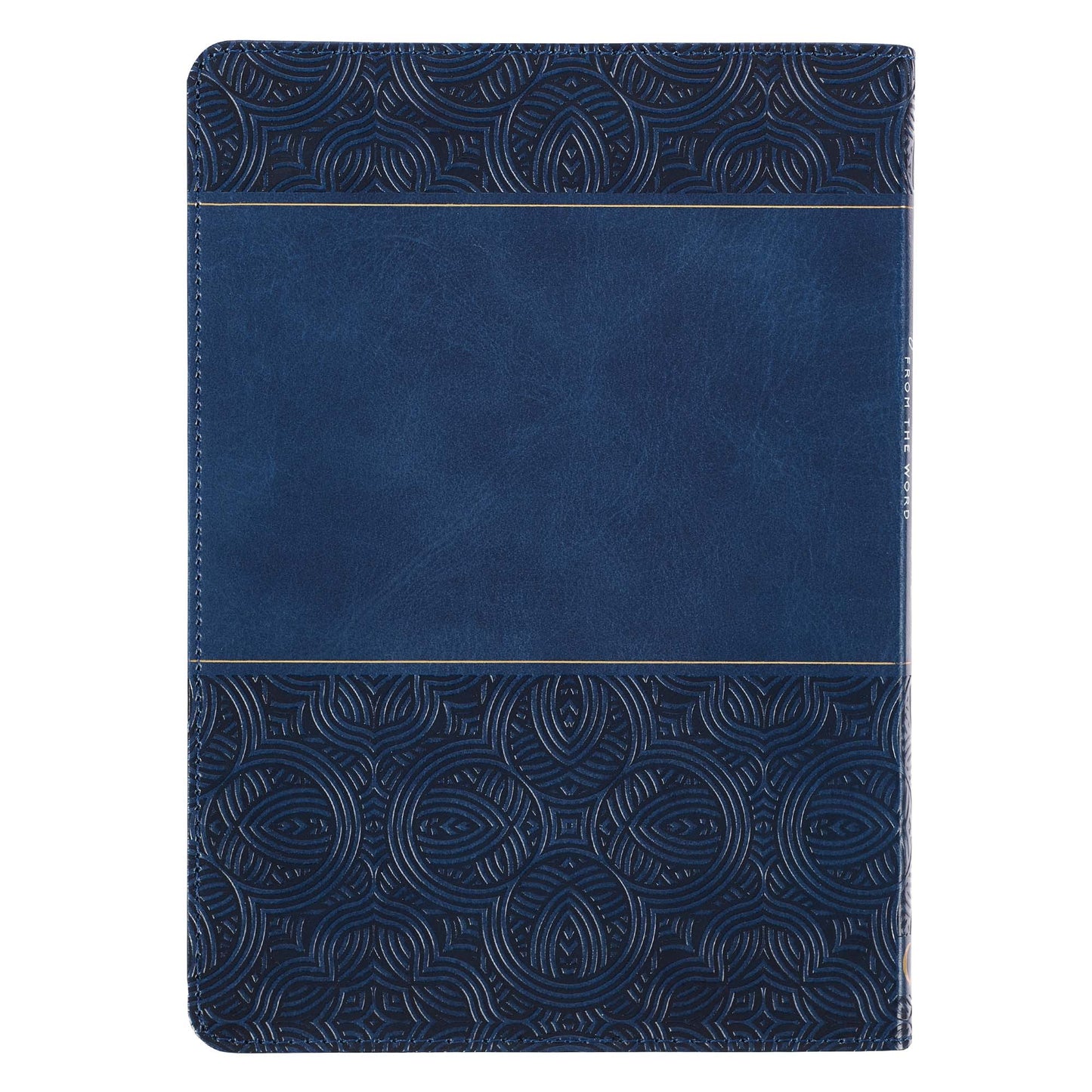 Prayers and Praises From the Word Navy Blue Faux Leather Gift Book - General Gift Book
