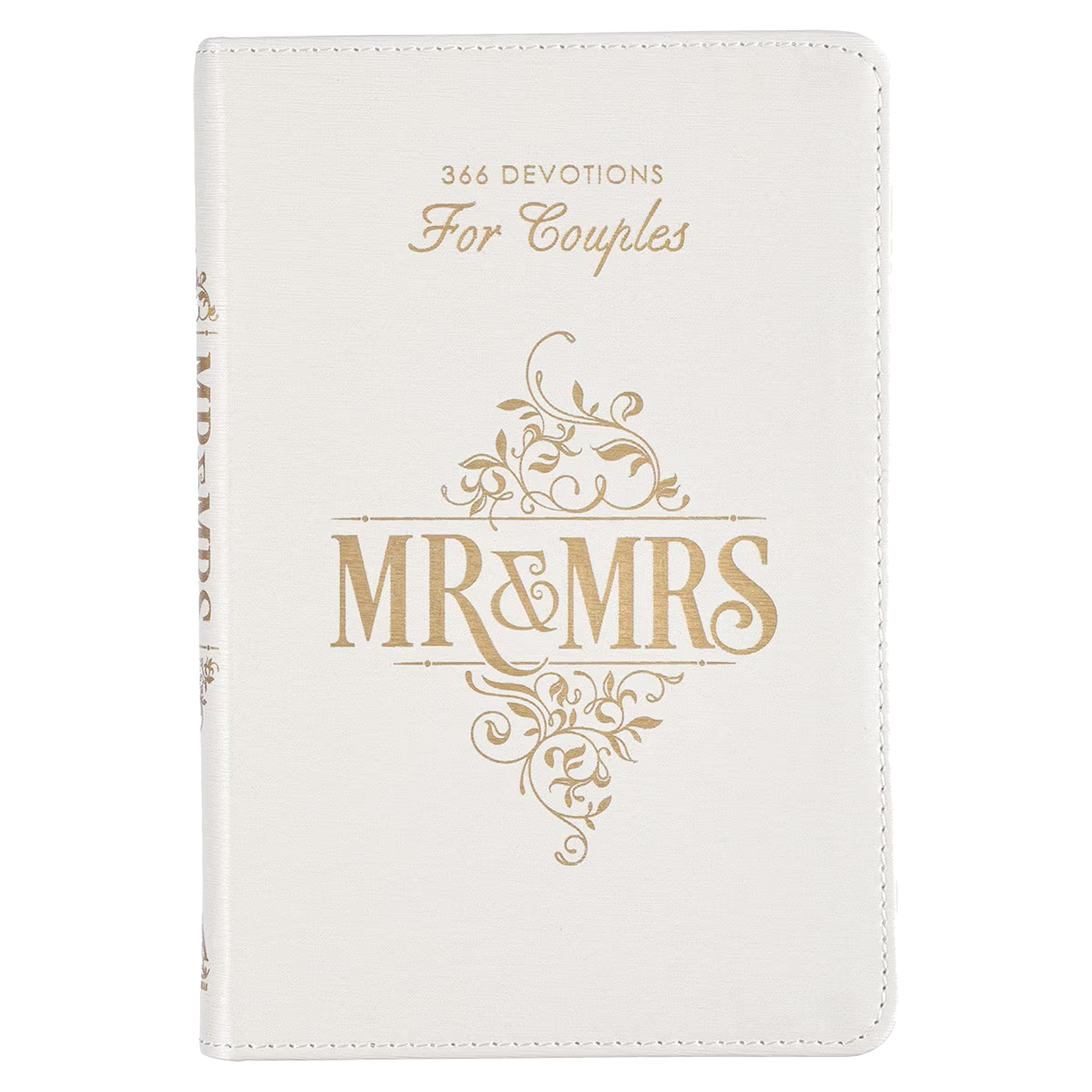Mr. & Mrs. 366 Devotions for Couples Blue Faux Leather Devotional By Rob & Joanna Teigen General Gift Book