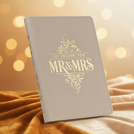 101 Prayers for Mr. & Mrs. Gold Faux Leather Prayer Book