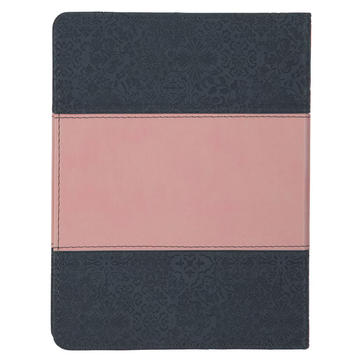 Life Lessons for Moms Gray and Pink Faux Leather Gift Book