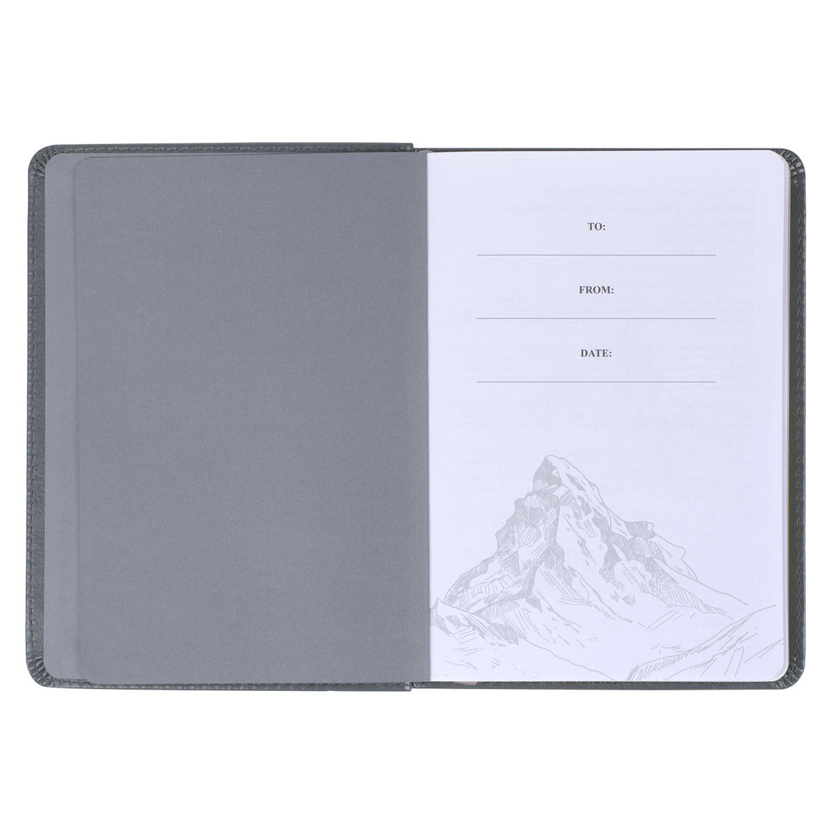Legacy of Leaders Gray Faux Leather Devotional By Robert Noland