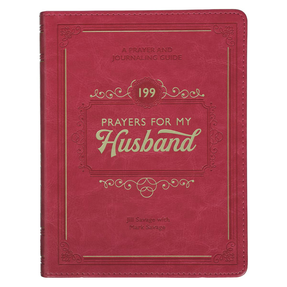 199 Prayer for My Husband Raspberry-Red Faux Leather Prayer and Journaling Guide