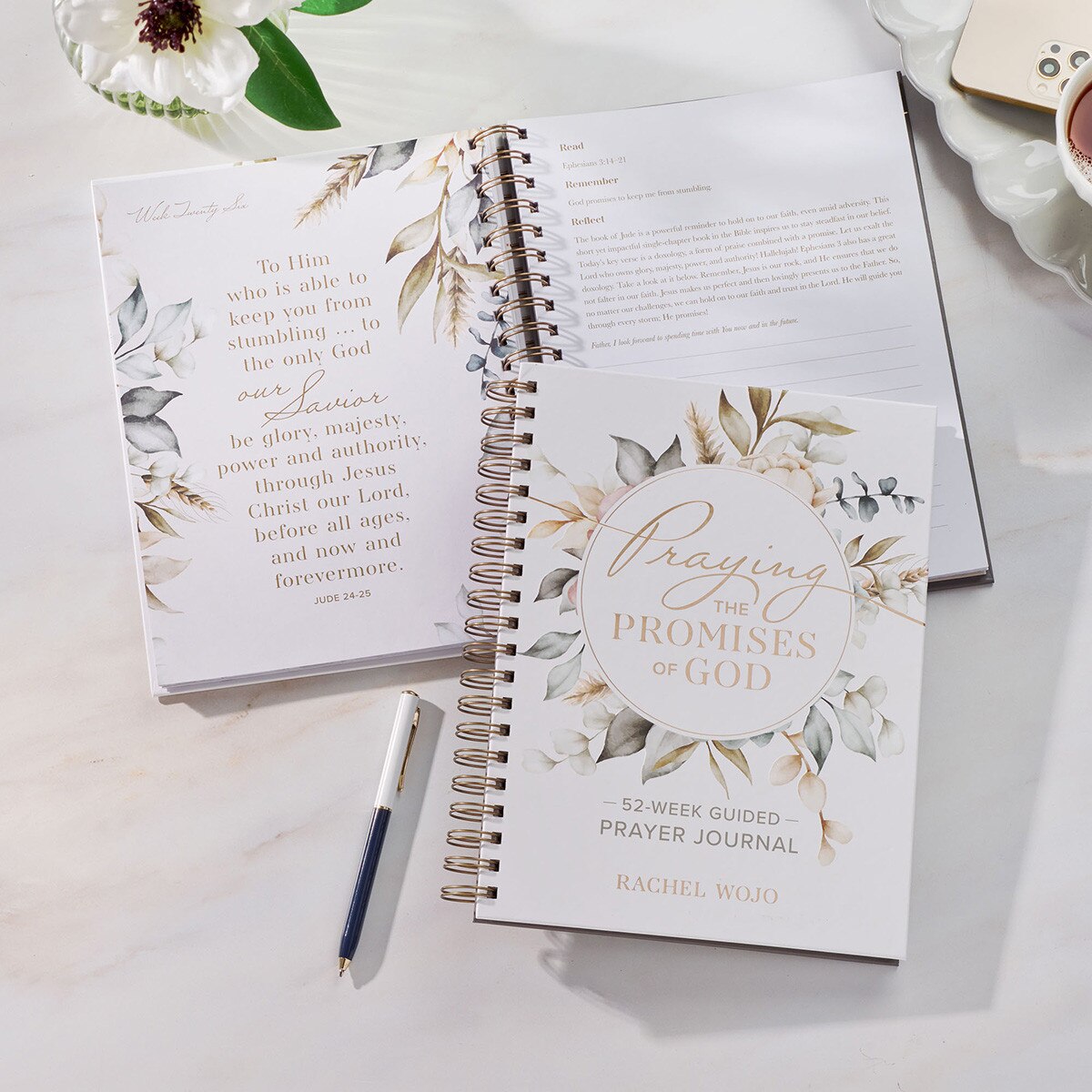 Praying the Promises of God: A 52-Week Guided Spiral Prayer Journal