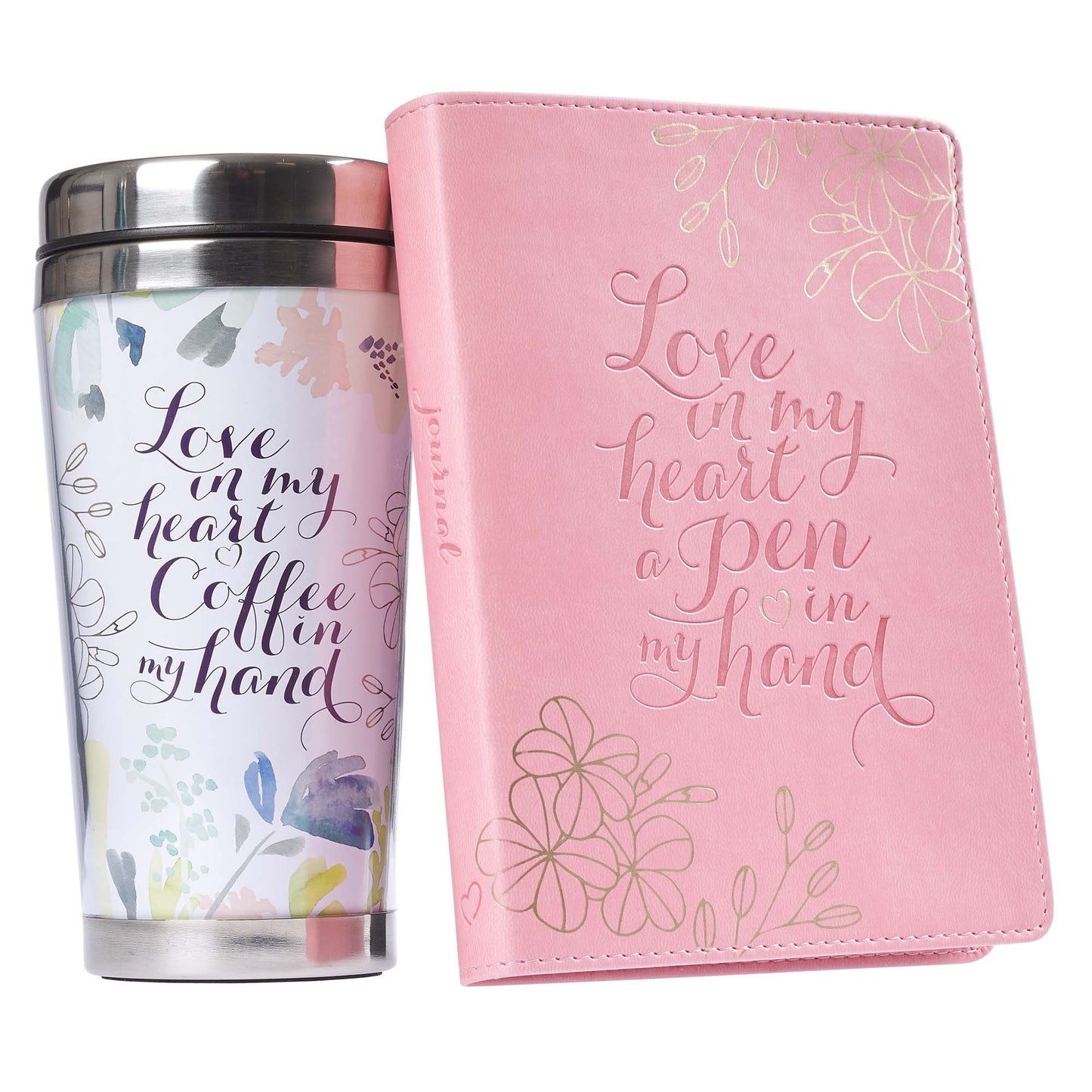 Love In My Heart Travel Mug (Travel Mug/Journal Set)
