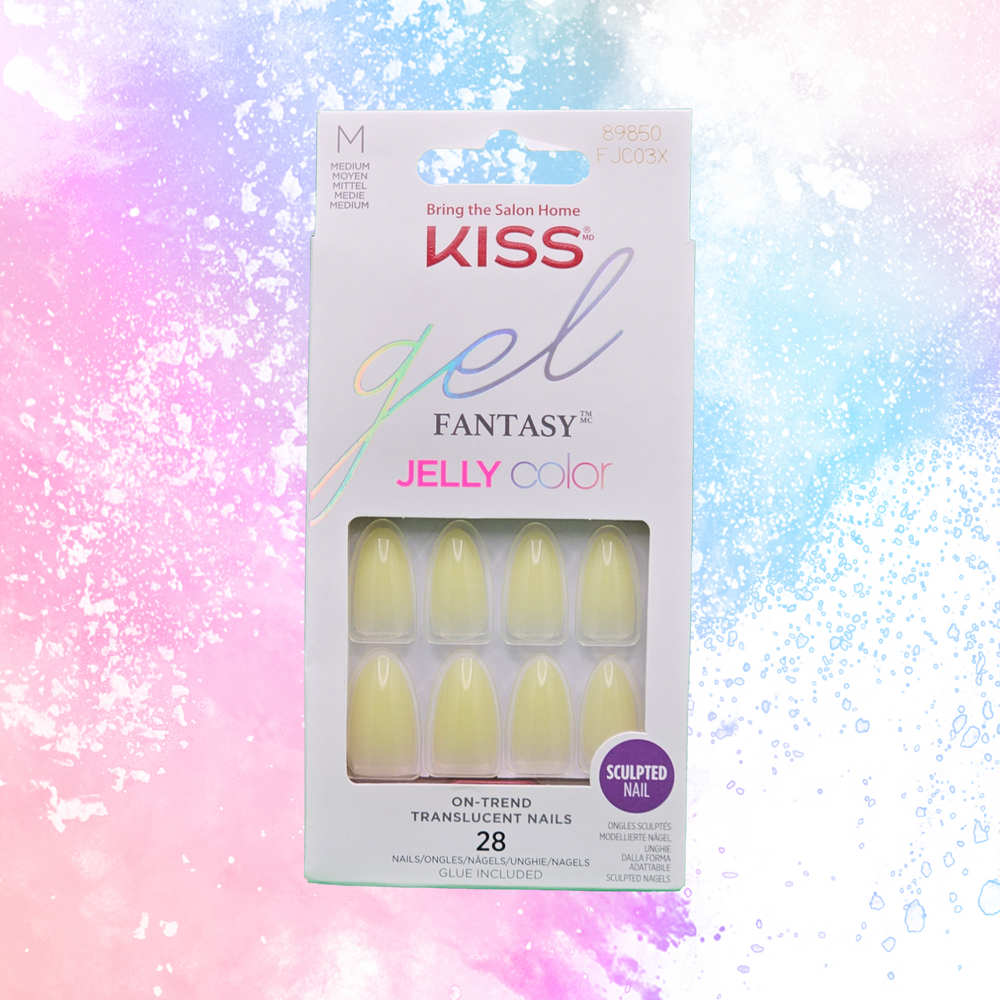 KISS Gel Fantasy Jelly Color Press-on Nails - 8985