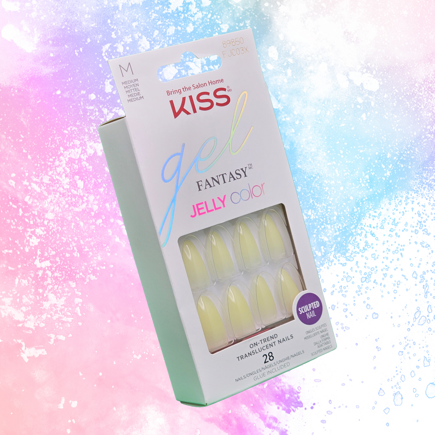 KISS Gel Fantasy Jelly Color Press-on Nails - 8985