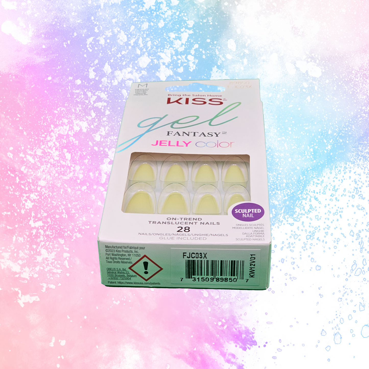KISS Gel Fantasy Jelly Color Press-on Nails - 8985
