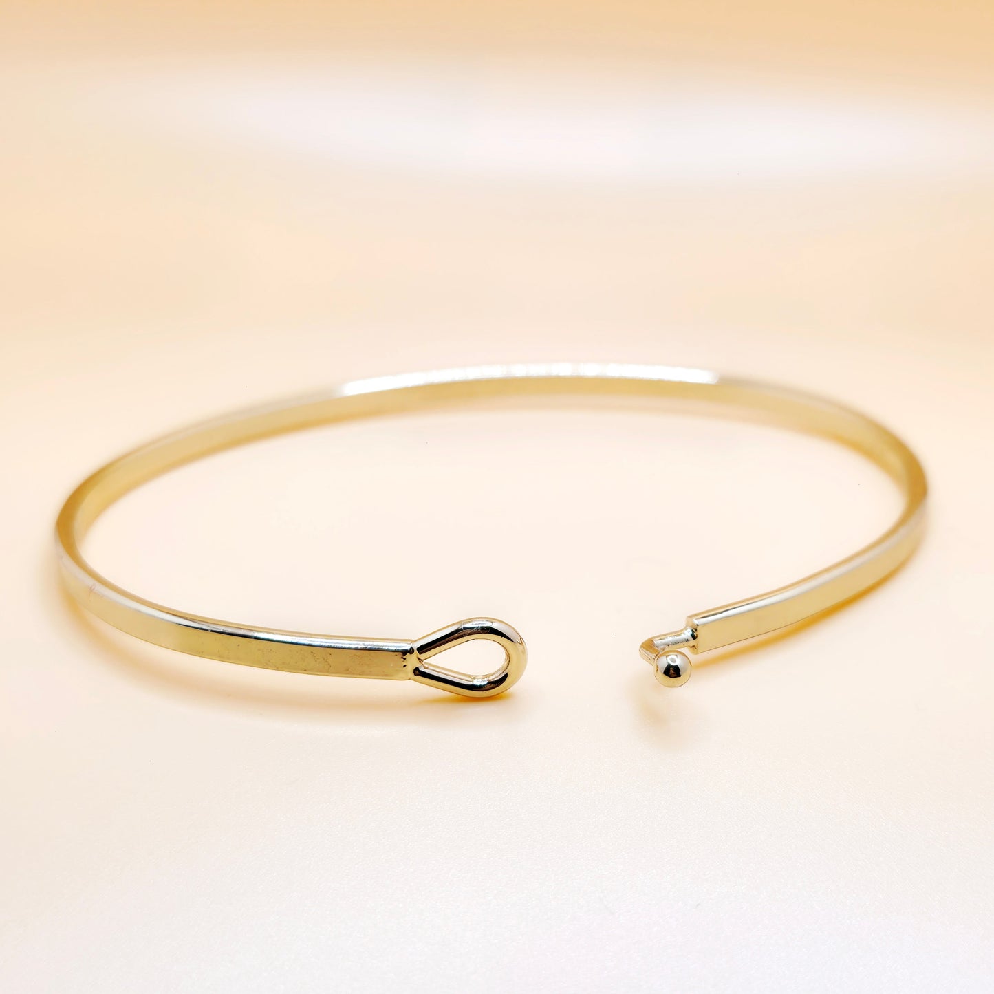 GIVE THANKS IN ALL CIRCUMSTANCES Inspirational Message Bracelet Positive Message Engraved Thin Bangle - Jewelry