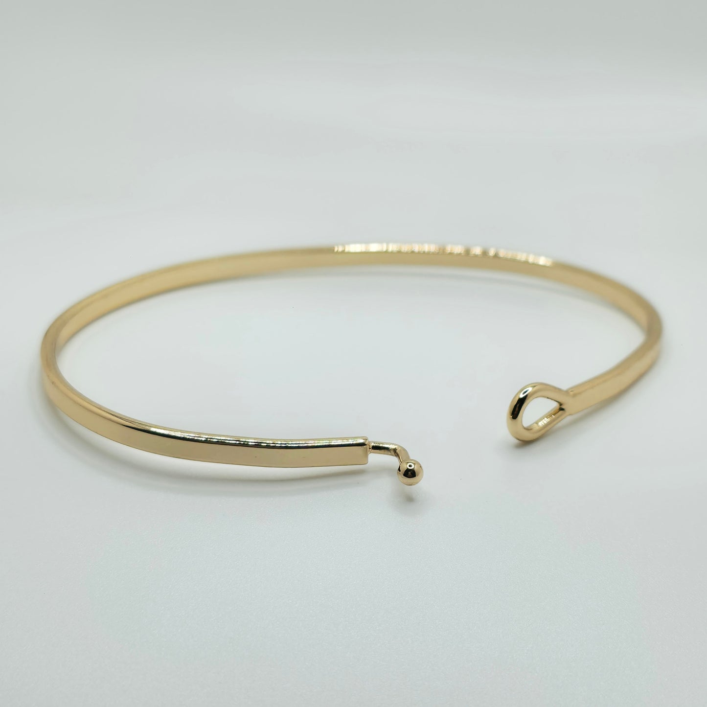 GOD SAID YES YOU CAN Inspirational Message Bracelet Positive Message Engraved Thin Bangle - Jewelry