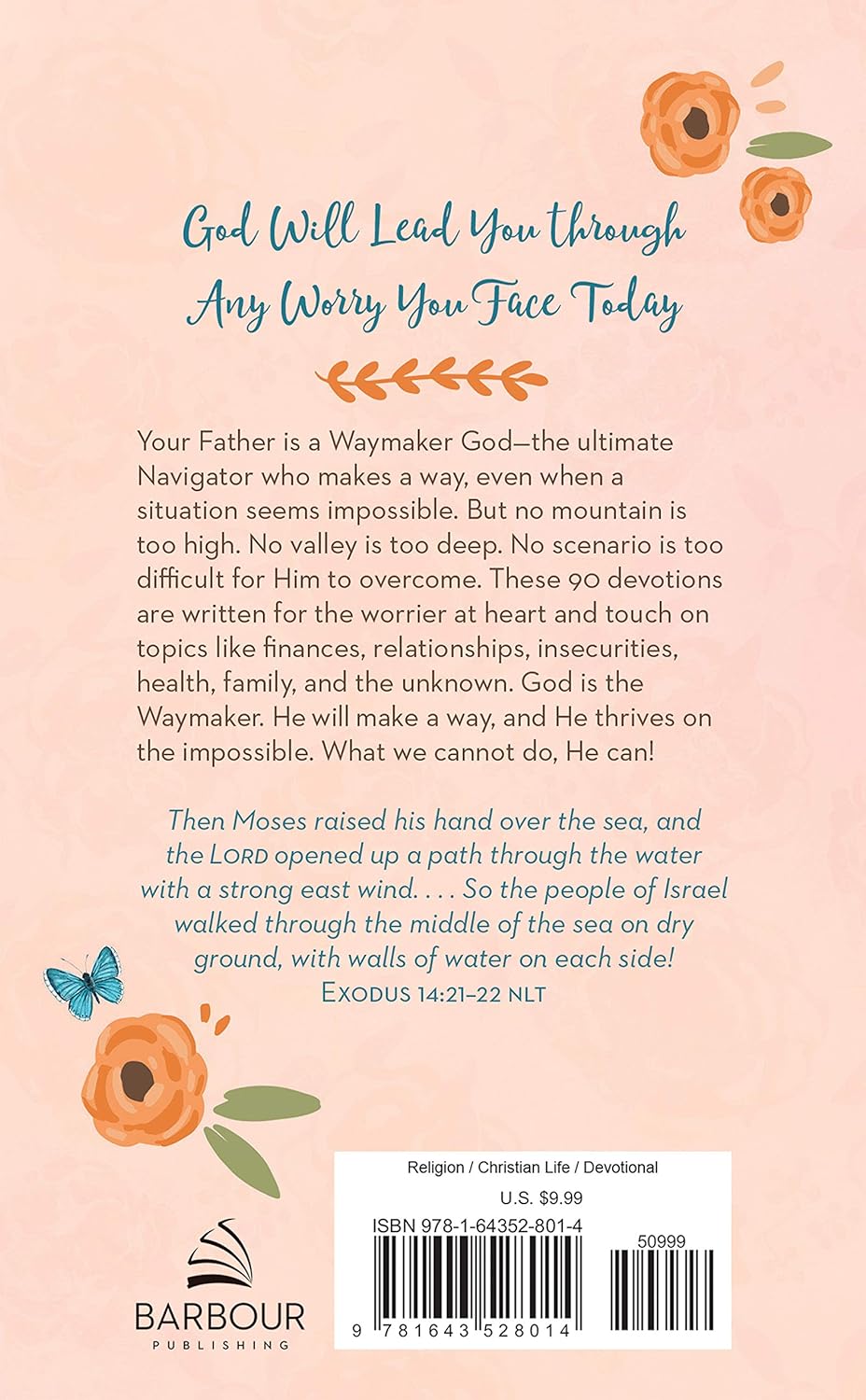 God's Way Through Worry : 90 Empowering Devotions For Women by Janice Thompson