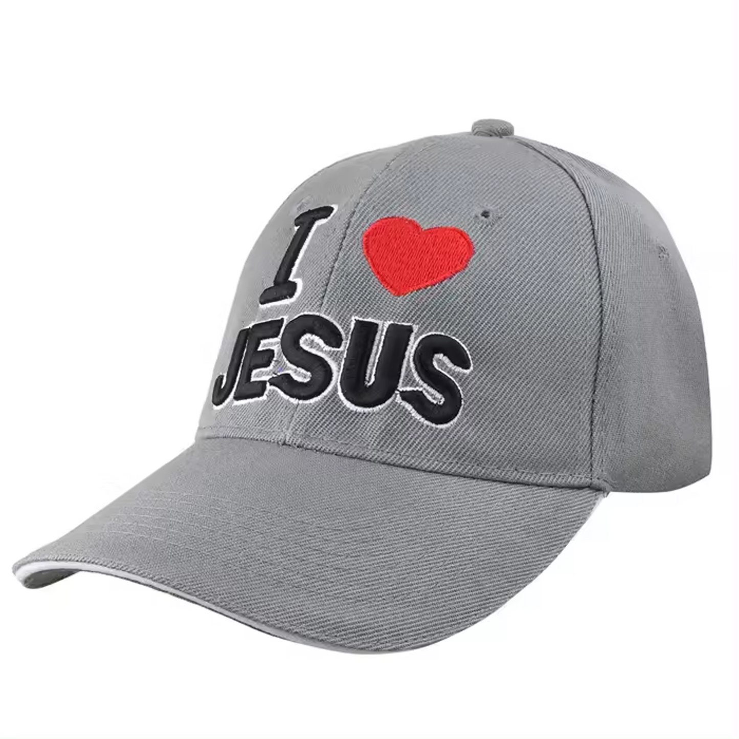 I Love Jesus Cap - 3D Embroidery Jesus Cap