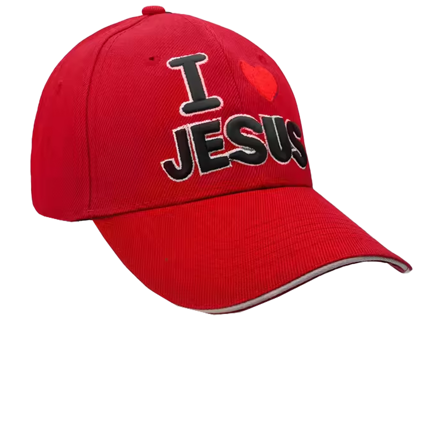 I Love Jesus Cap - 3D Embroidery Jesus Cap