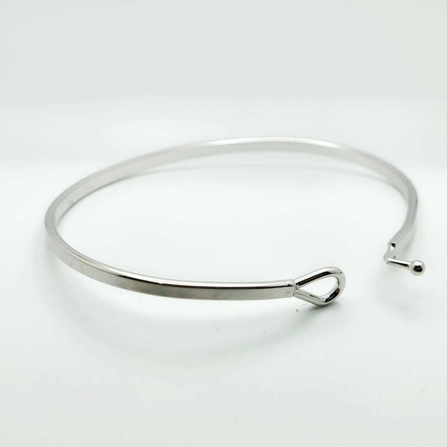 I AM WORTHY, I AM LOVED Inspirational Message Bracelet Positive Message Engraved Thin Bangle - Jewelry