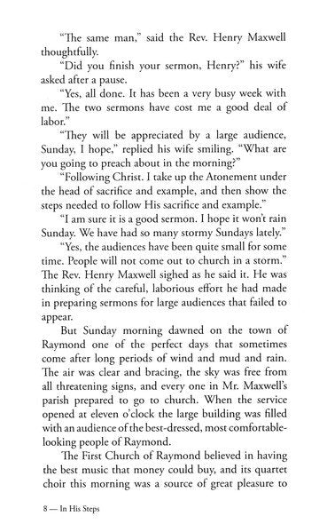In His Steps By: Charles M. Sheldon - Devotional