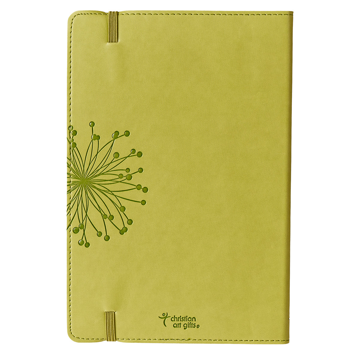 Green Faux Leather Journal | My Strength and Song - Psalm 118:24 - Journal