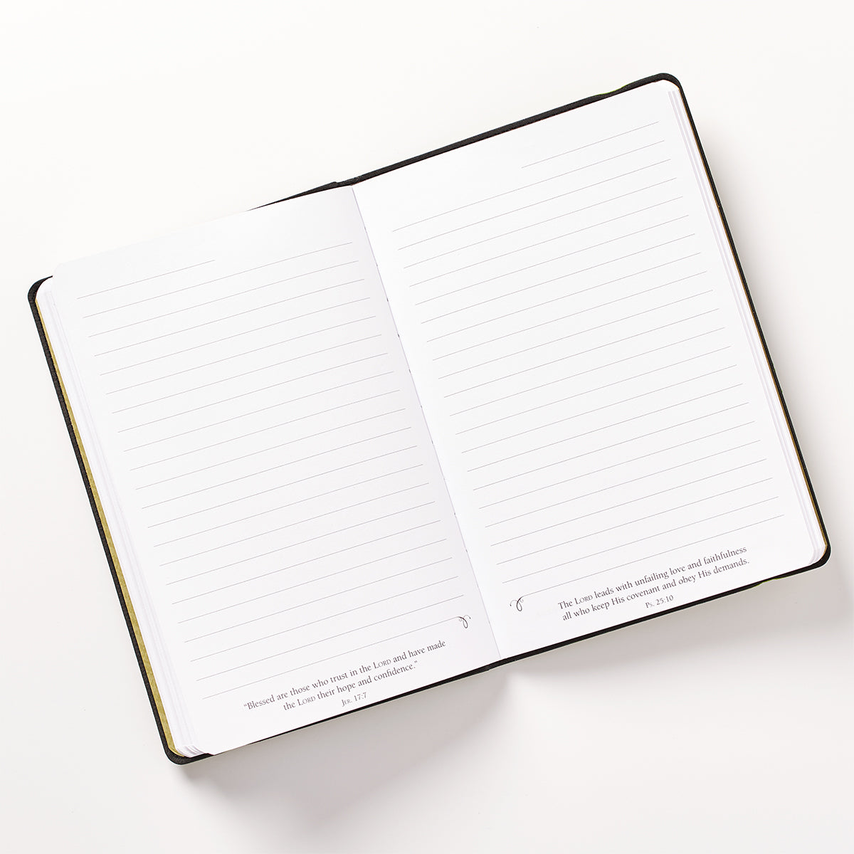 Green Faux Leather Journal | My Strength and Song - Psalm 118:24 - Journal