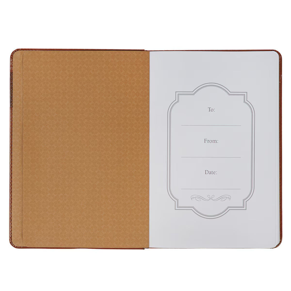 Be Still & Know Tan Flexcover Journal - Psalm 46:10