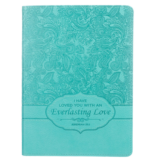 Teal Faux Leather Journal - Journal