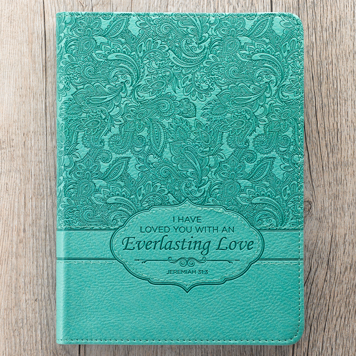 Teal Faux Leather Journal - Journal