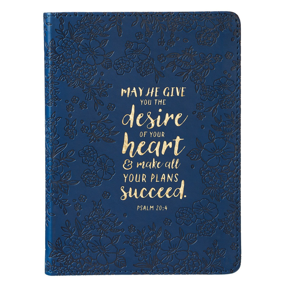 Desire of Your Heart Handy-sized Lux Leather Journal - Psalm 20:4