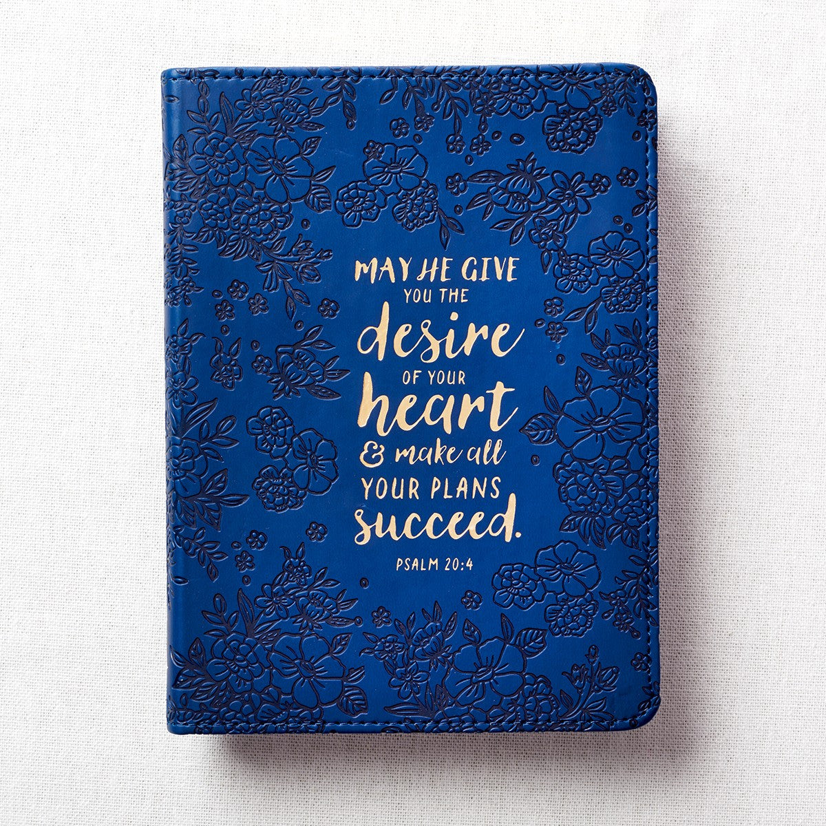 Desire of Your Heart Handy-sized Lux Leather Journal - Psalm 20:4