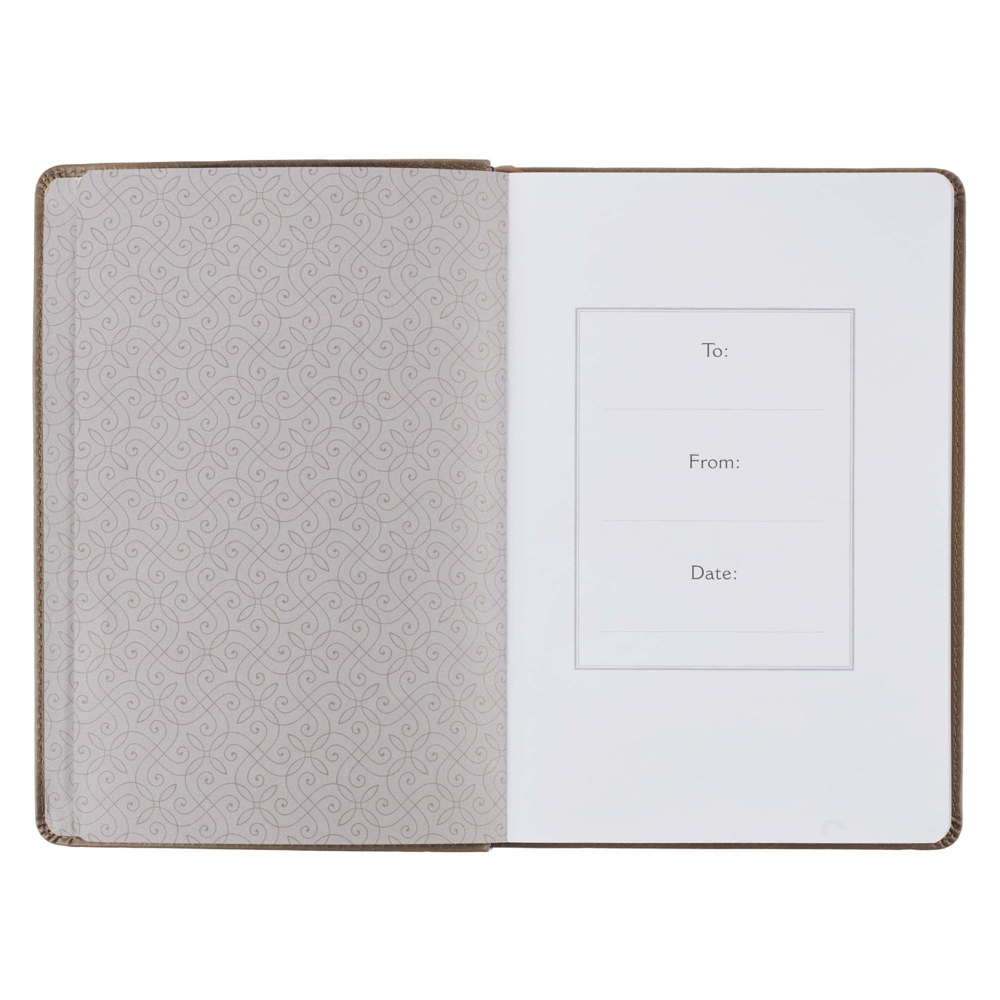 Brown Faux Leather Journal | It is Well With My Soul - Journal