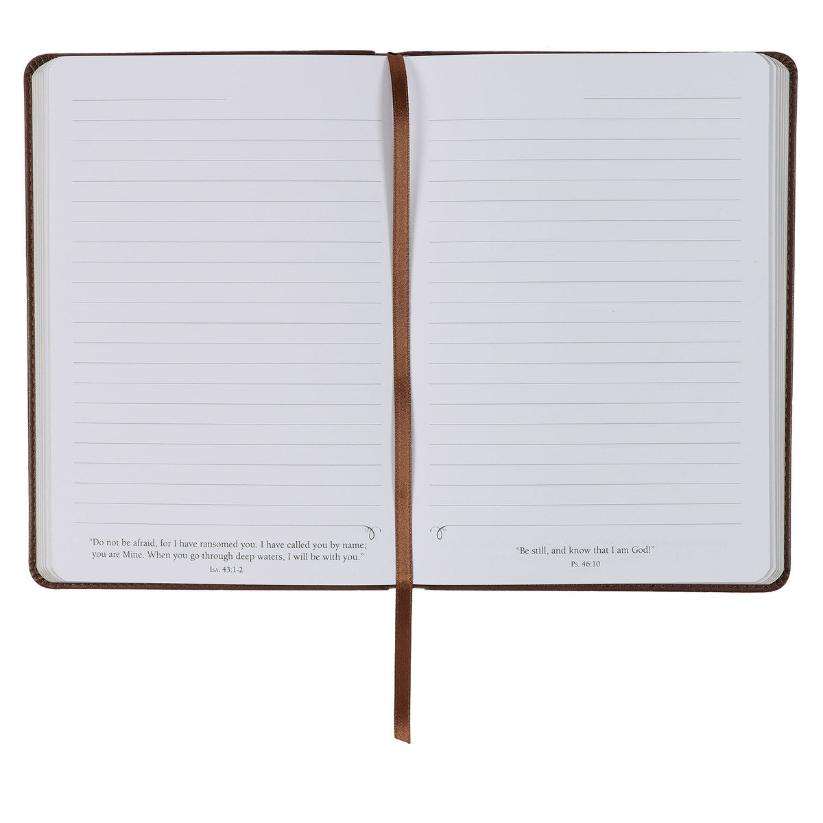 The LORD's Prayer Walnut and Burgundy Faux Leather Classic Journal - Matthew 6:9-13