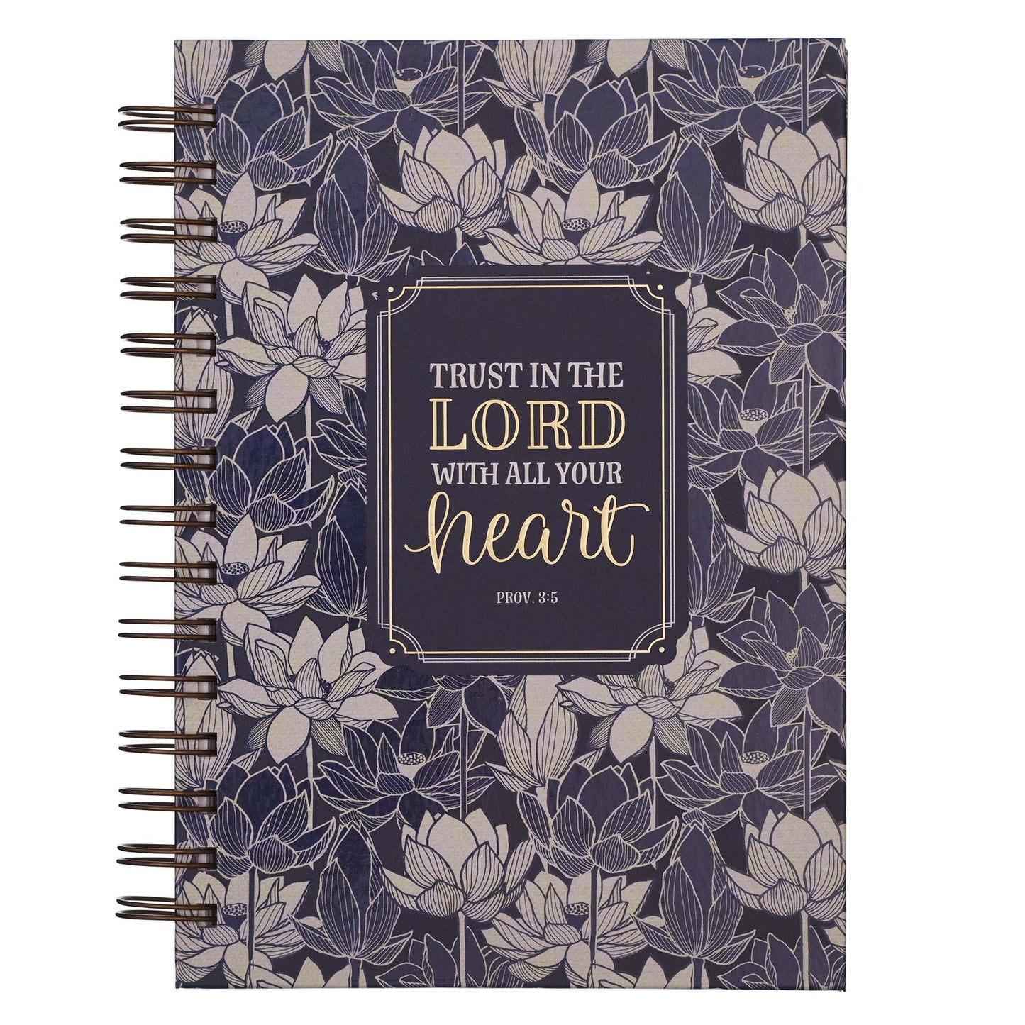 Trust In The LORD With All Your Heart - Wire bound Journal Prov 3:5