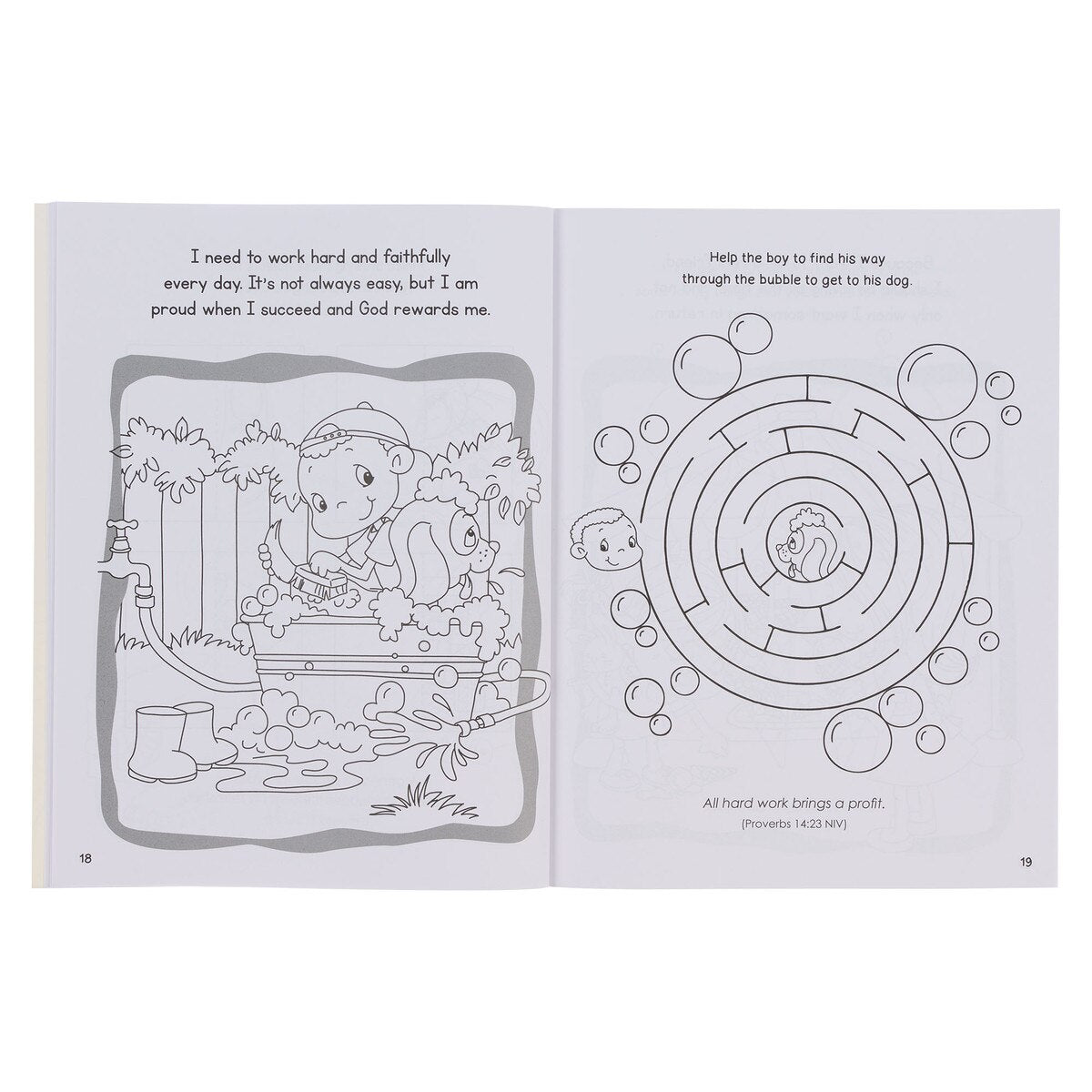 Wise Words for Little Hearts Coloring and Activity Book by Agnes de Bezenac