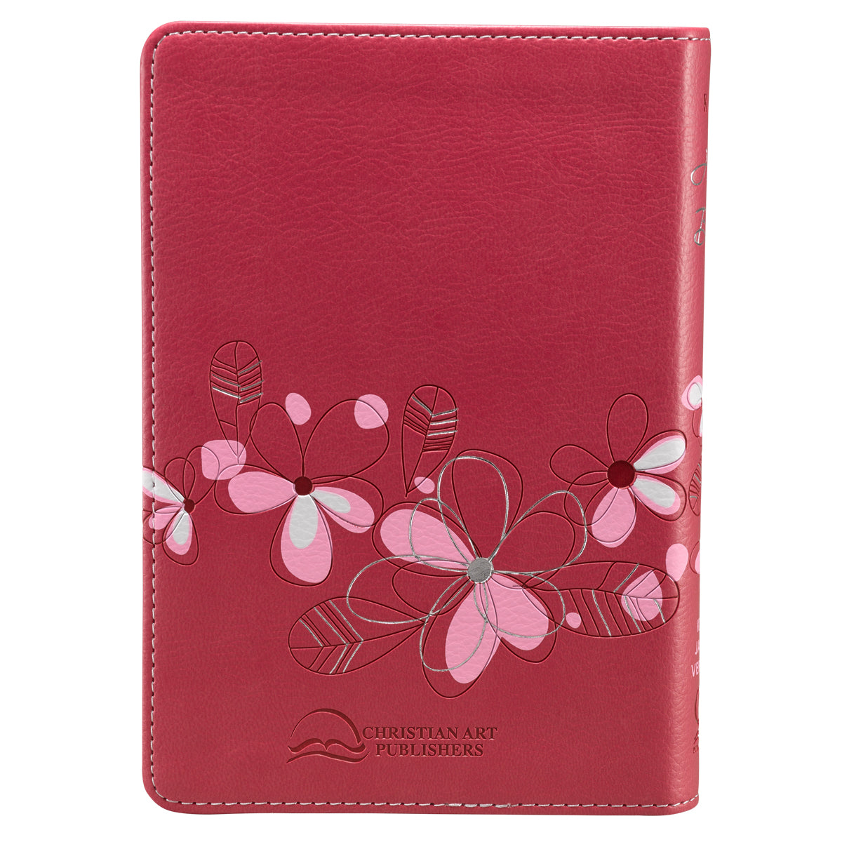 Pink Faux Leather Compact King James Version Bible