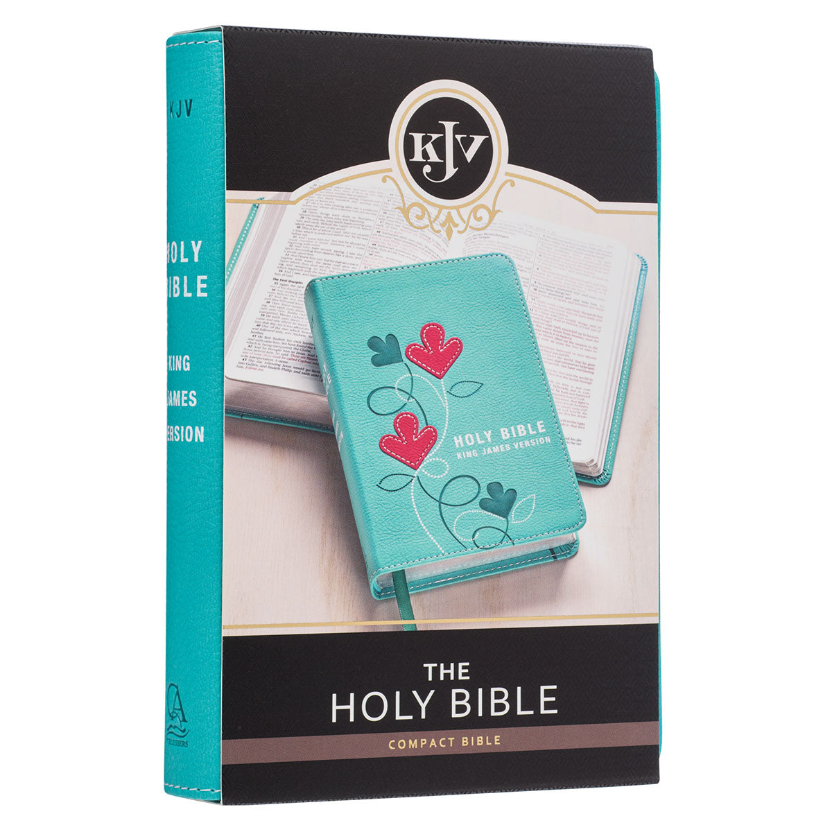 Turquoise King James Version Pocket Bible.