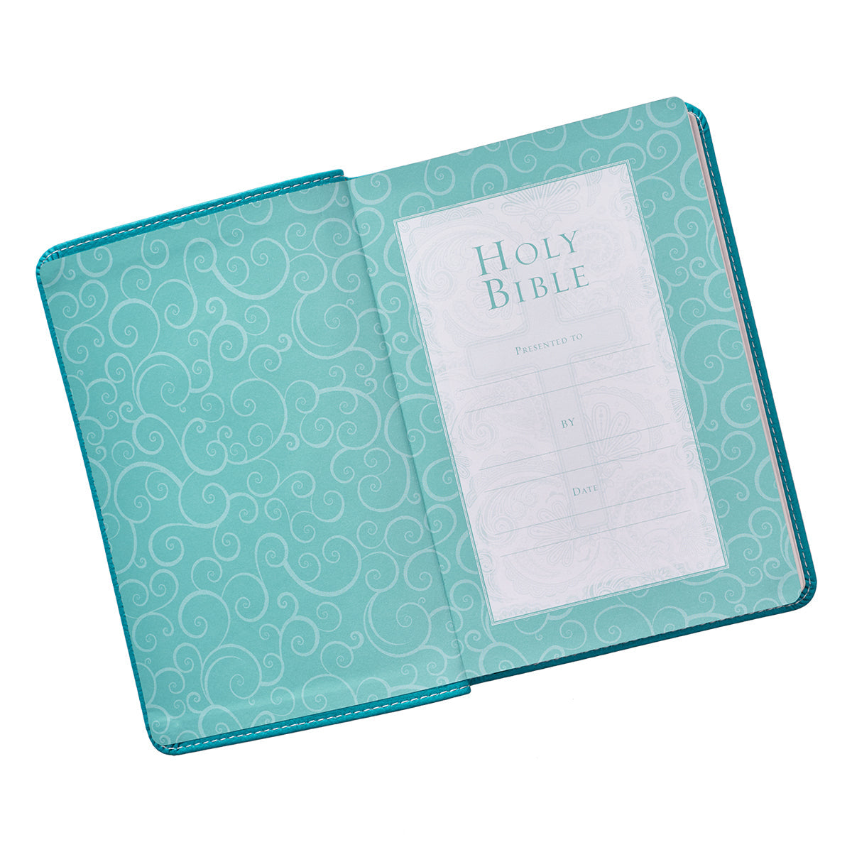 Turquoise King James Version Pocket Bible.