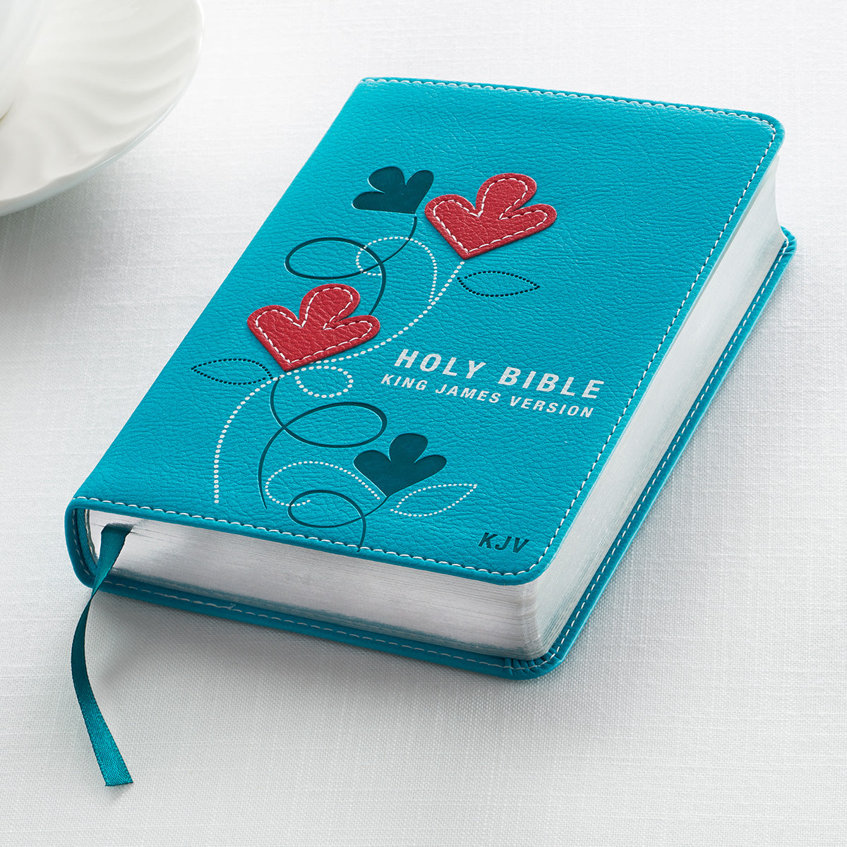 Turquoise King James Version Pocket Bible.
