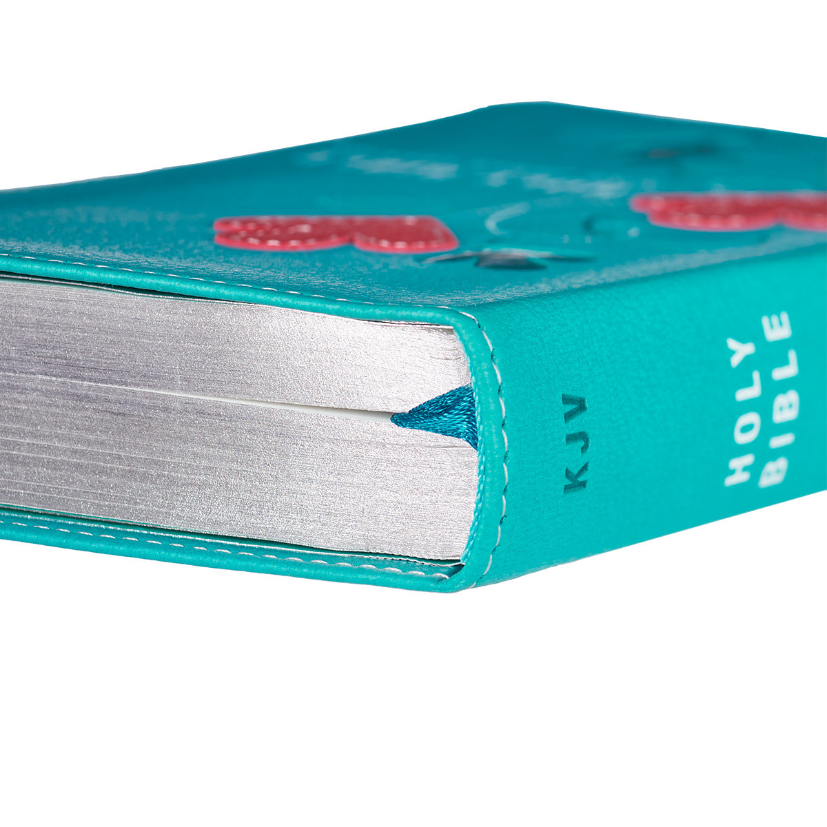 Turquoise King James Version Pocket Bible.