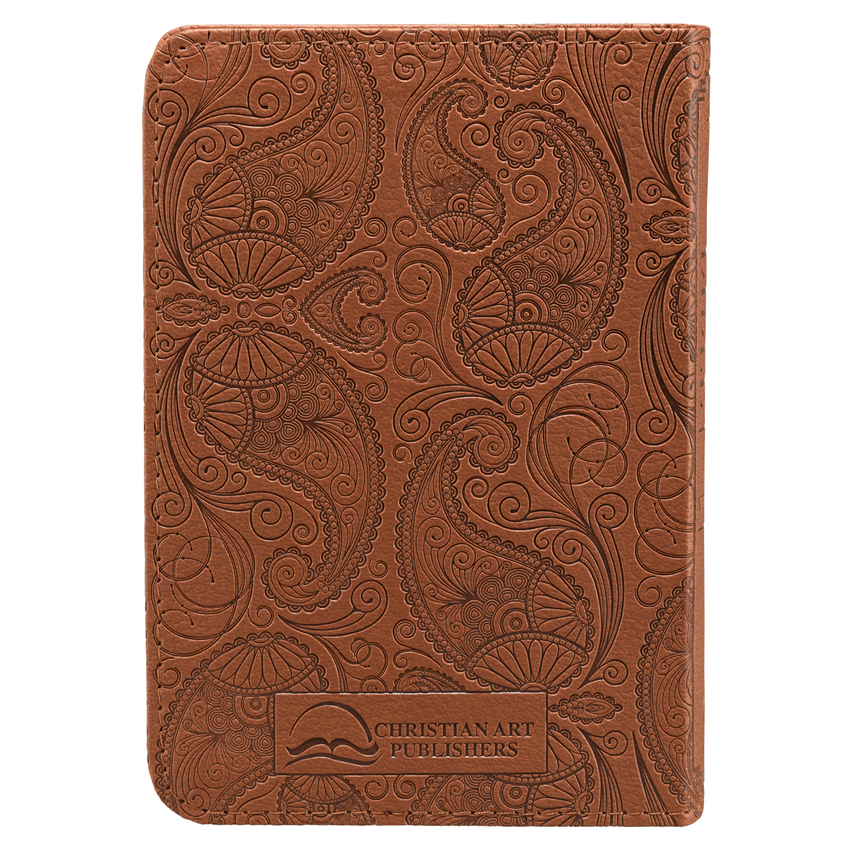 Toffee Brown Faux Leather King James Version Mini Pocket Bible