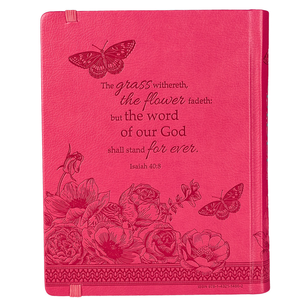 Bright Pink Faux Leather Hardcover KJV My Creative Bible
