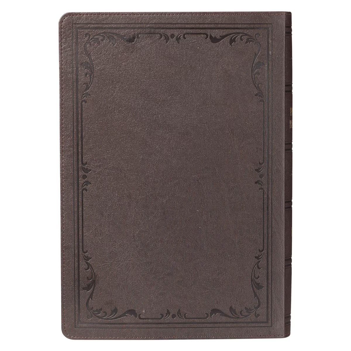 Dark Brown Faux Leather Super Giant Print King James Version Bible