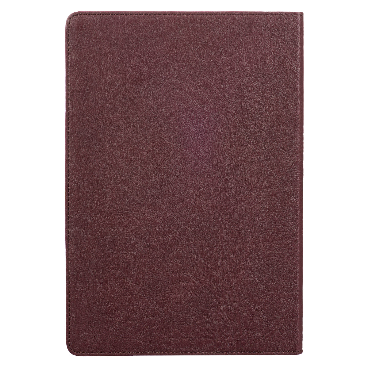 Purple and Brown Faux Leather Large Print Thinline KJV Bible