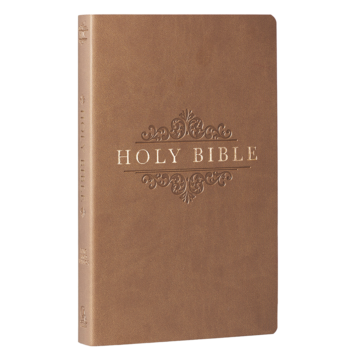 Tan Faux Leather King James Version Gift and Award Bible