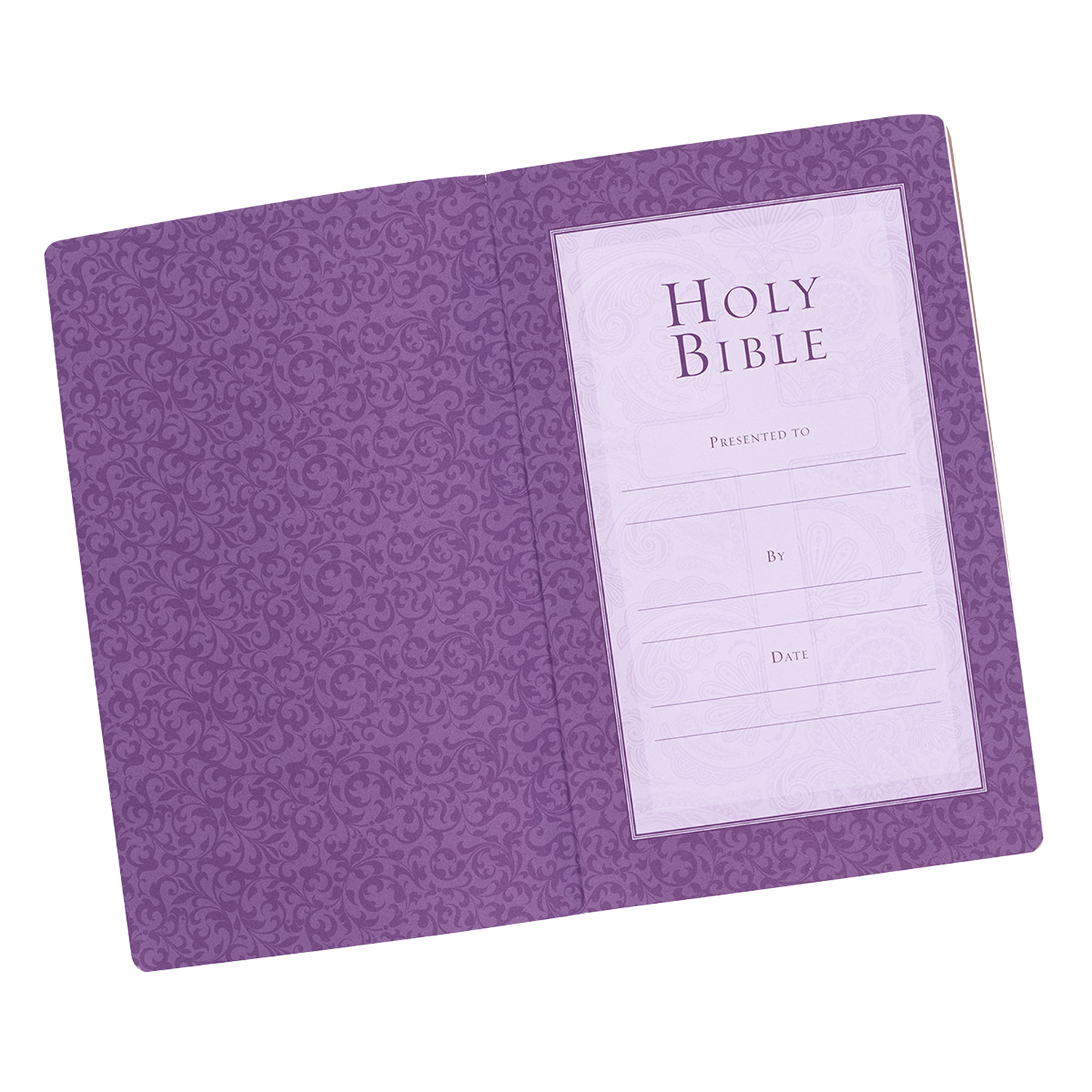 Purple Faux Leather King James Version Gift and Award Bible