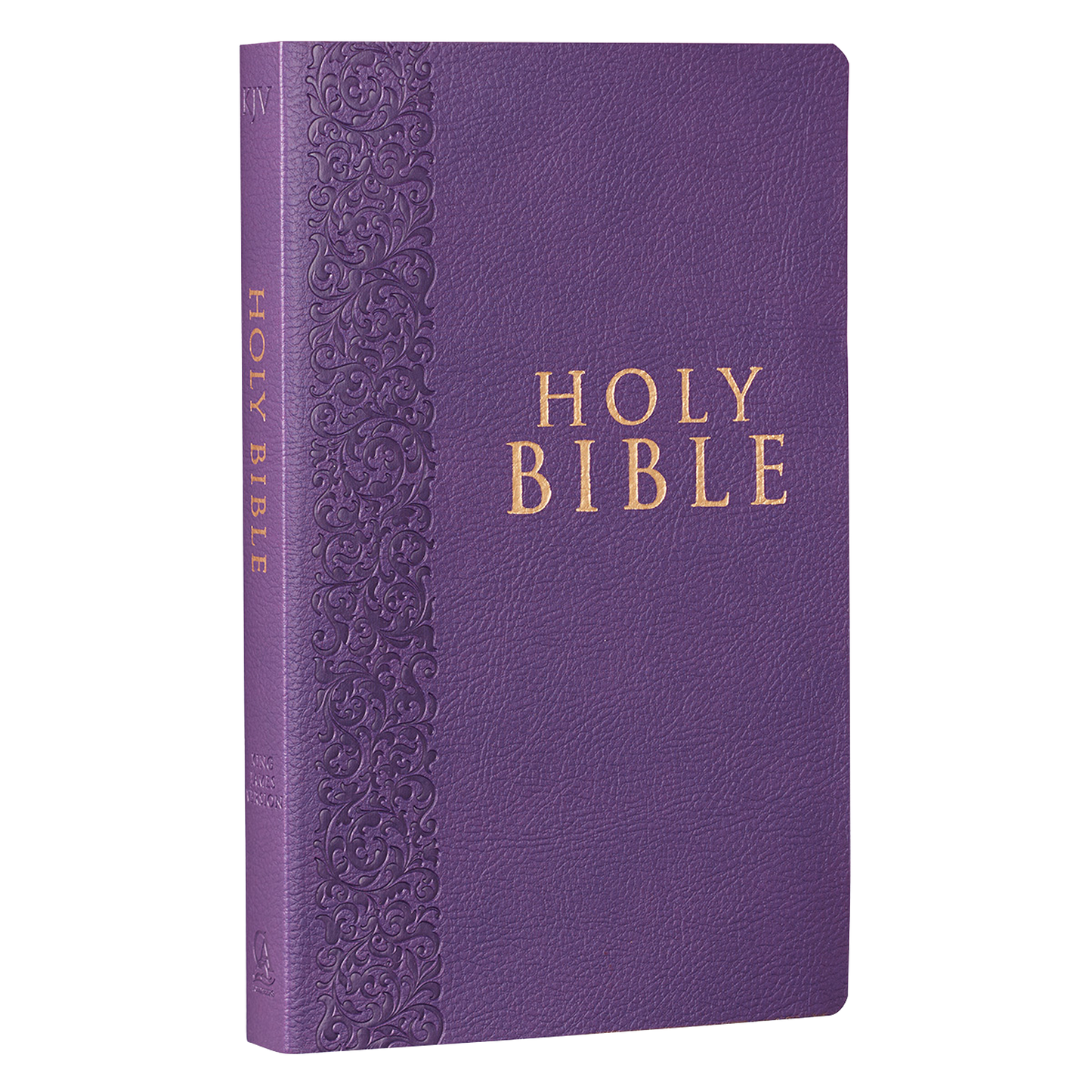 Purple Faux Leather King James Version Gift and Award Bible