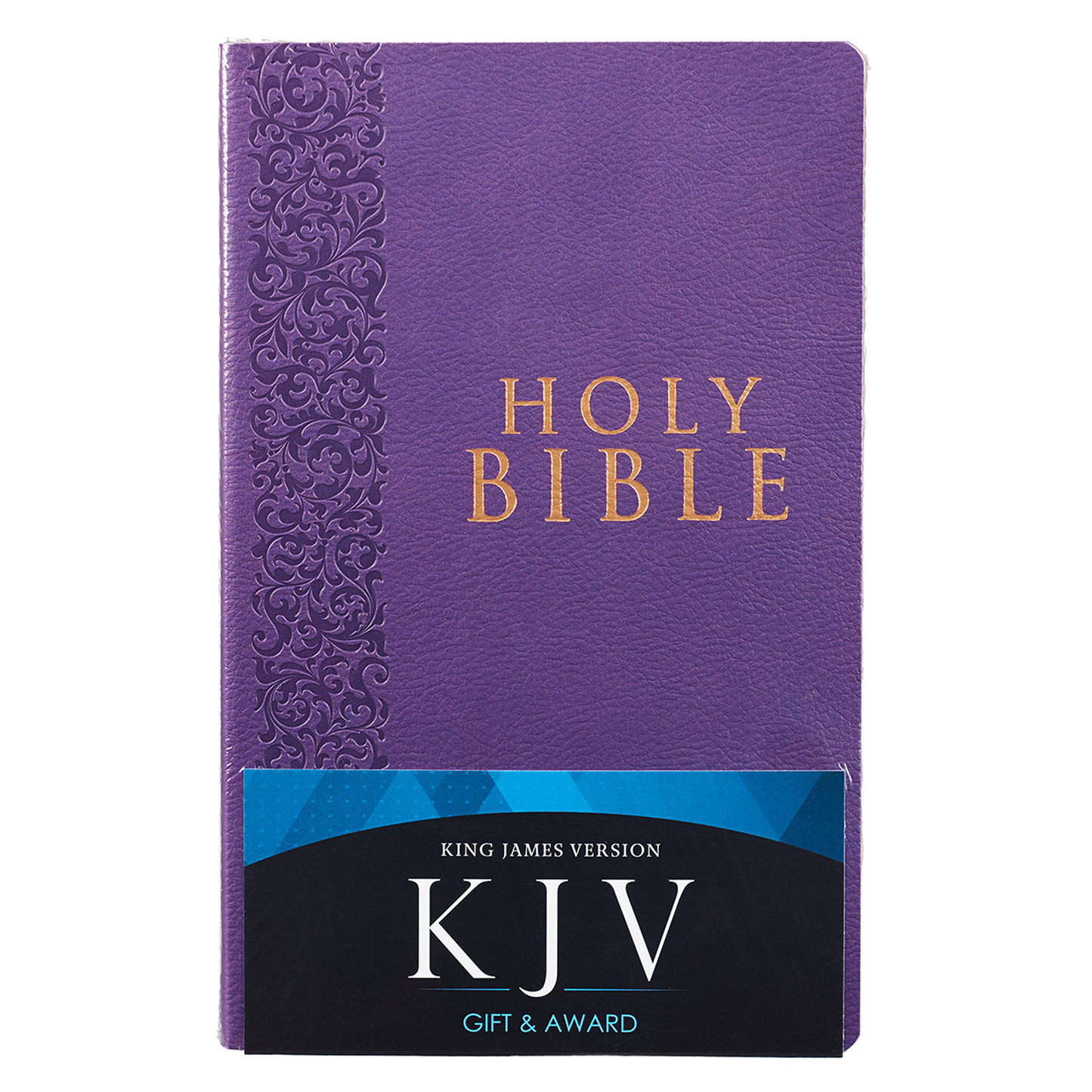 Purple Faux Leather King James Version Gift and Award Bible