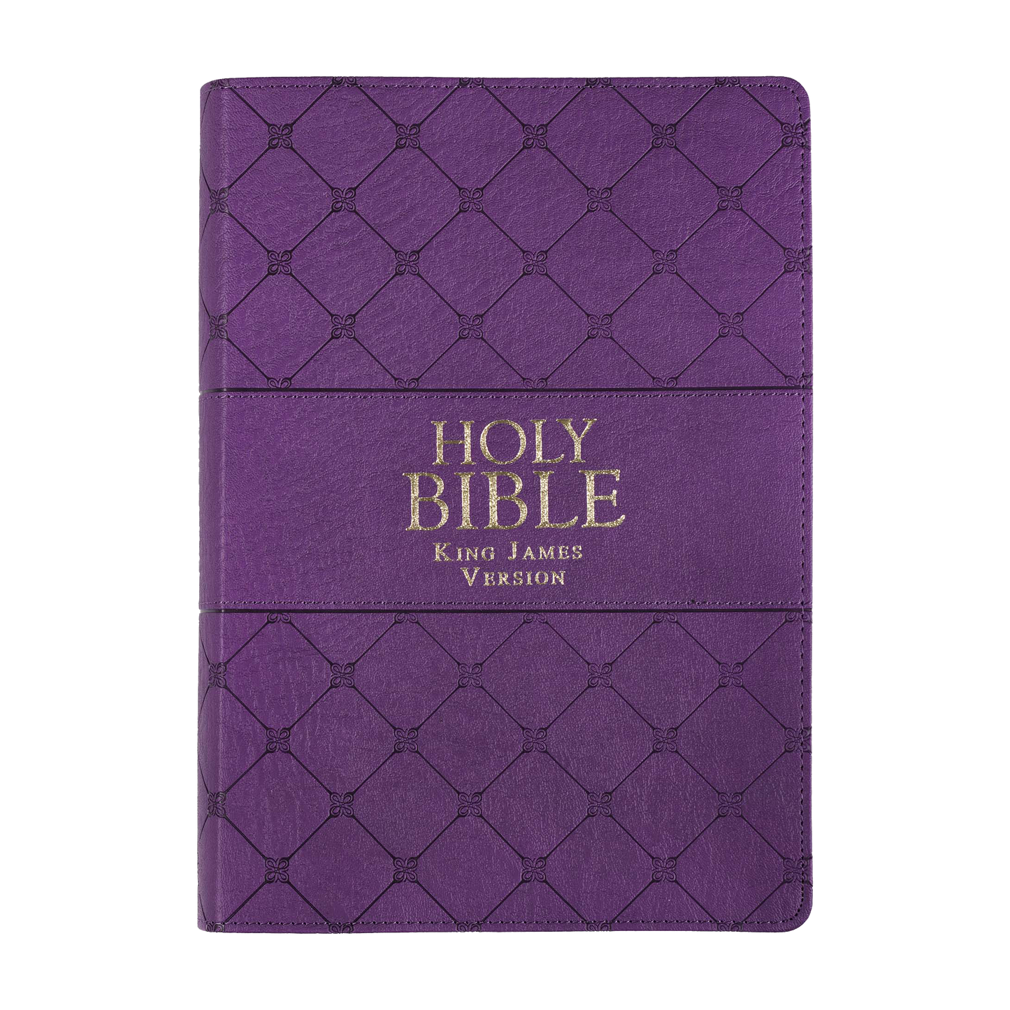 Purple Faux Leather Super Giant Print King James Version Bible