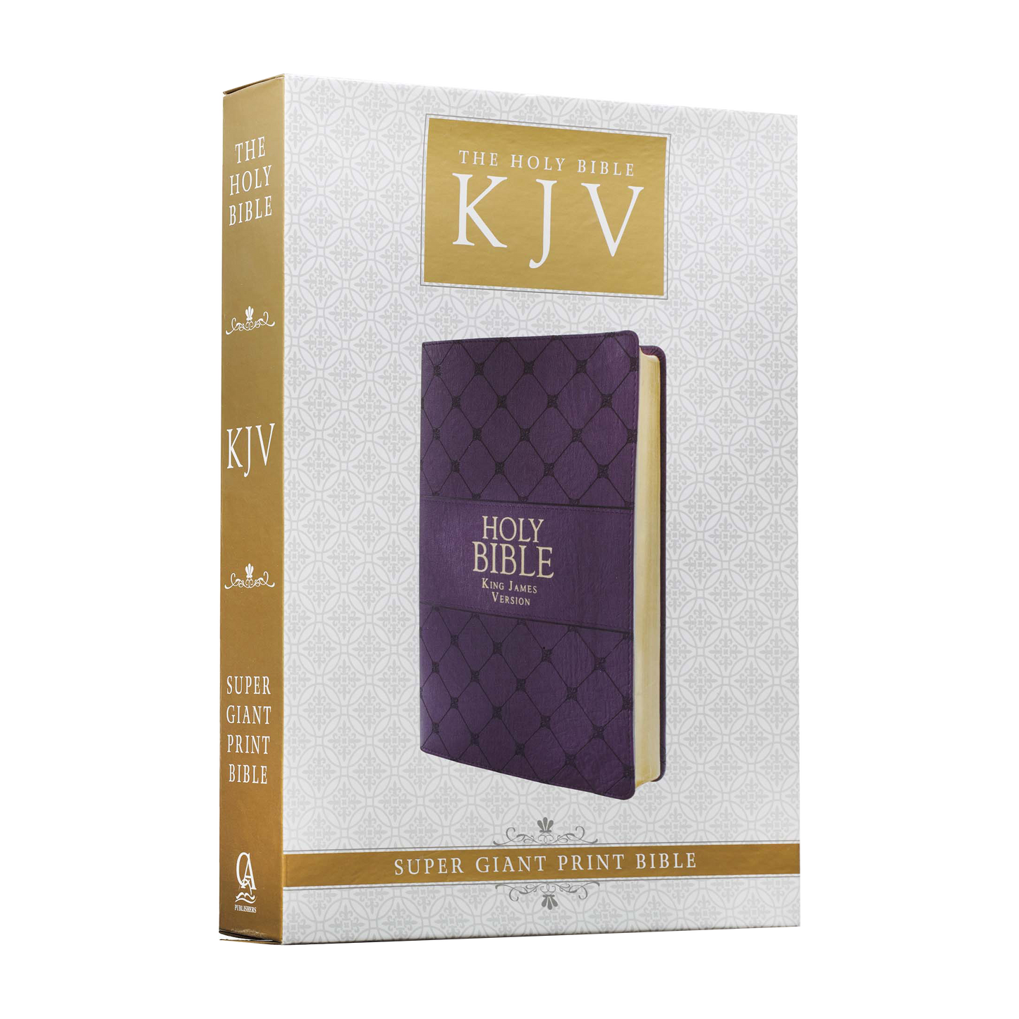 Purple Faux Leather Super Giant Print King James Version Bible