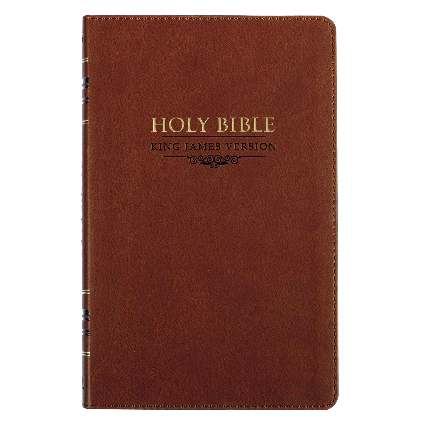 Saddle Tan Faux Leather Gift Edition King James Version Bible