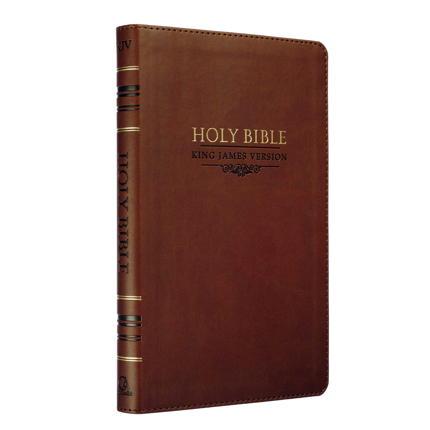 Saddle Tan Faux Leather Gift Edition King James Version Bible