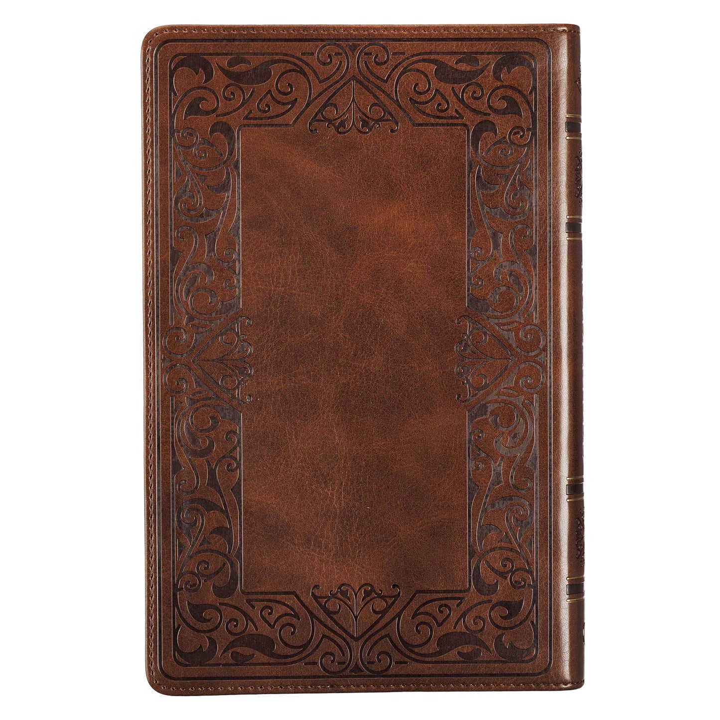 Medium Brown King James Version Deluxe Gift Bible with Thumb Index