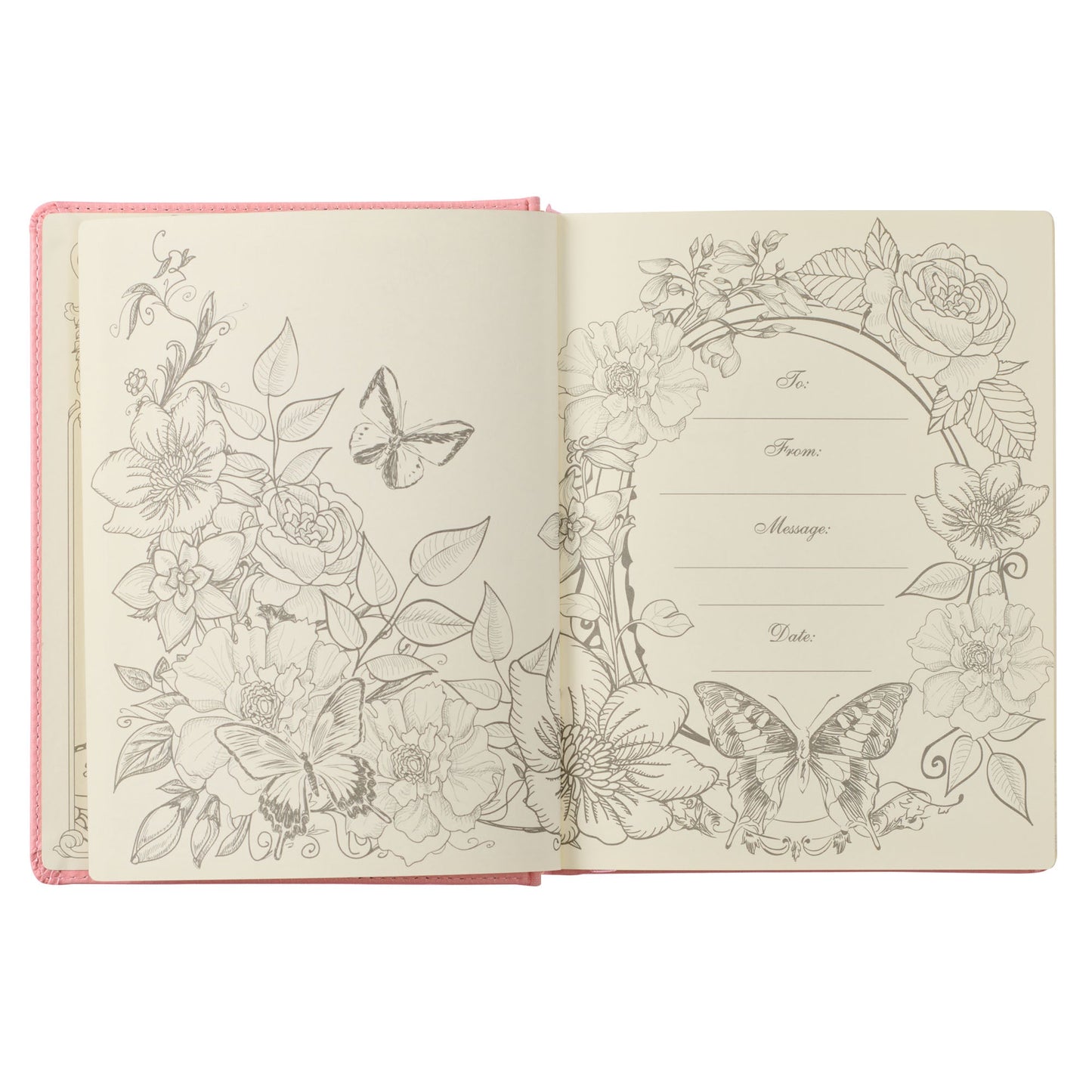 Pink Hardcover Faux Leather KJV My Promise Bible