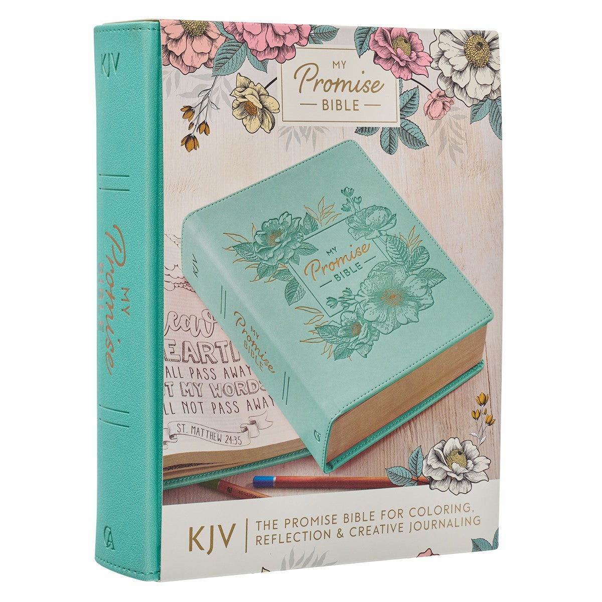 Teal Faux Leather Hardcover KJV My Promise Bible